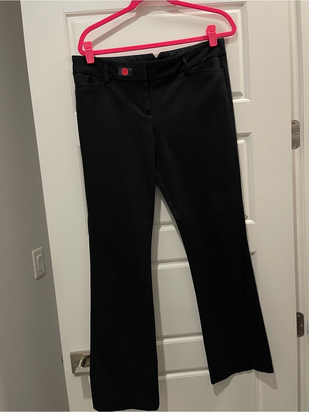 Express Black Boot-Cut Dress Pants